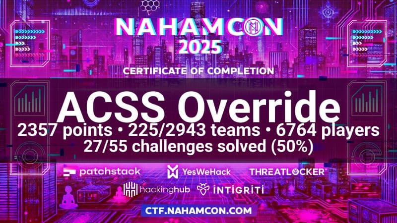 NahamCon2025 CTF Participation